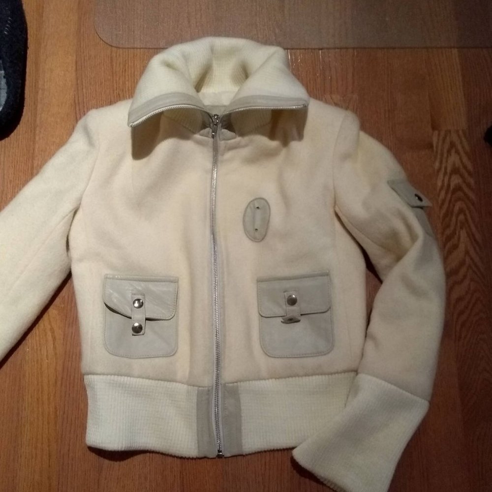 Sicily Wool/Leather Coat